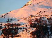 Tramonto al rifugio Saba visto da Zambla